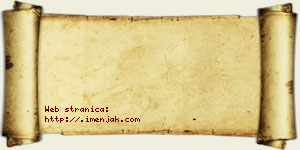 Angelina Ržić vizit kartica